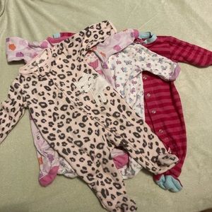 3M sleepers baby girl x4 sleepers